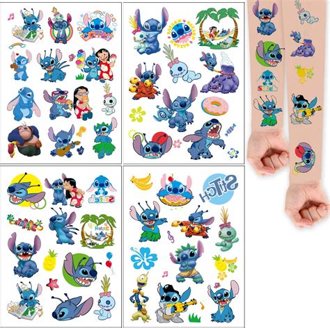 fake clothing stitches|lilo and stitch temporary tattoo.